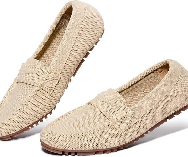 Zelaprox Loafer Shoes for Women Comfortable Women's Loafer Shoes Flat Shoes