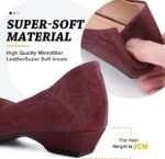 Zelaprox Chunky Heel Pumps | Comfortable for Office & Wedding - Image 5