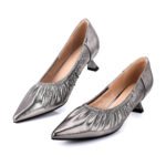 Zelaprox Pointed Toe Wedding Shoes: Low Heel for Party - Image 2
