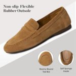 Zelaprox Women's Suede Penny Loafers for Office & Casual - Image 2