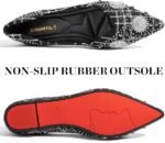 Zelaprox Dressy Comfort Flats for Women - Silver Bowknot - Image 5