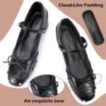 Gothic & Punk Style Mary Janes with Studs and Square Toe - Image 5