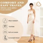 Zelaprox Square Toe Kitten Heel Sandals - Image 12
