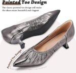 Zelaprox Pointed Toe Wedding Shoes: Low Heel for Party - Image 9