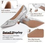Zelaprox Pointed Toe Wedding Shoes: Low Heel for Party - Image 8